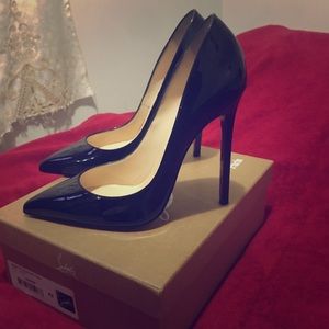 Christian Louboutin Black Pigalle 120 pumps
